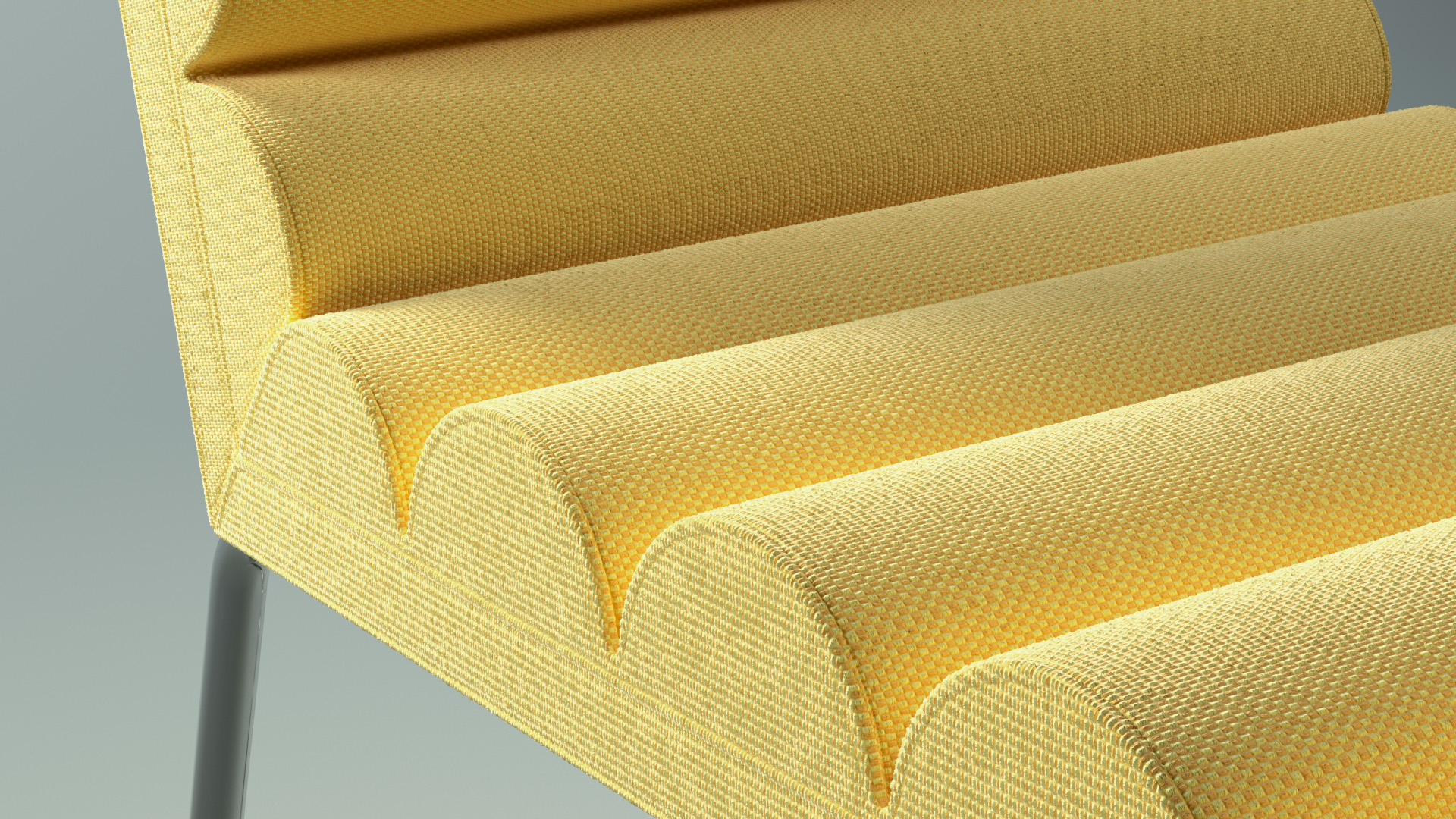 Close-up of detail on Lammhult chair Chicago