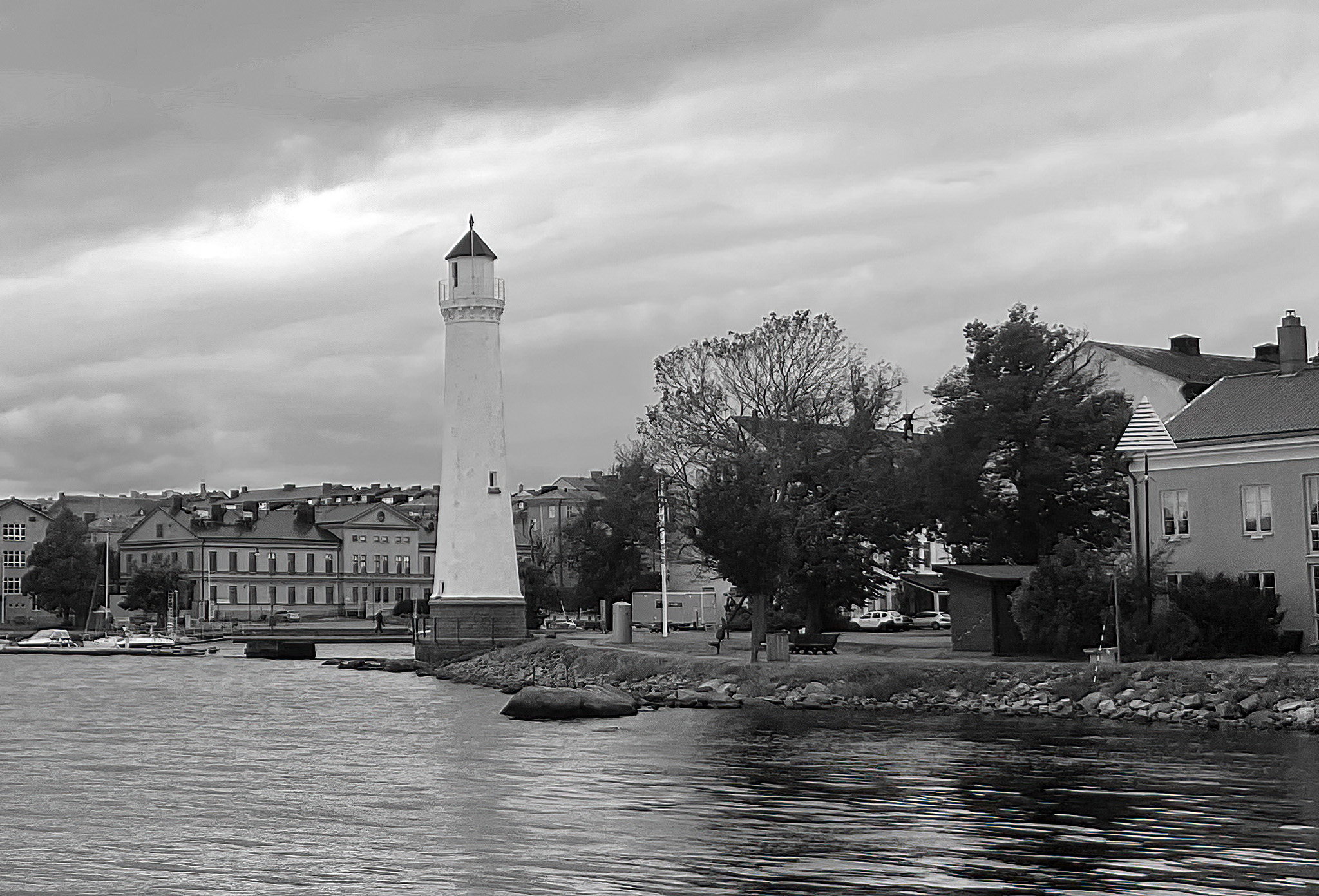 Lighthouse in Stumholmen in Karlskrona