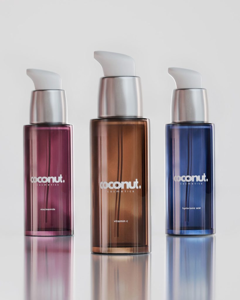 Coconut cosmetics 3D model